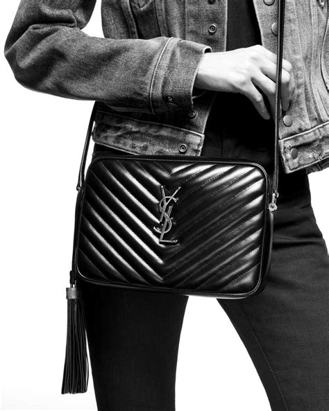 ysl lou strap drop|LOU camera bag in quilted leather .